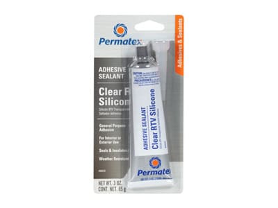 Permatex® Clear RTV Silicone Adhesive Sealant
