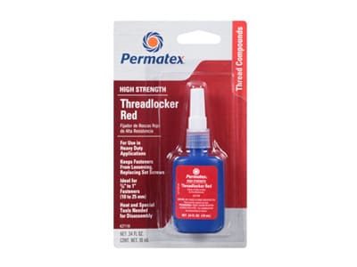 Permatex® High Strength Threadlocker RED