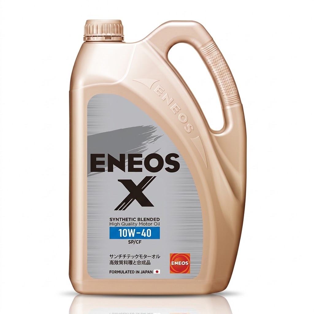 ENEOS X Synthetic Blended Engine Oil 10W-40 SP/CF – 4 Liters