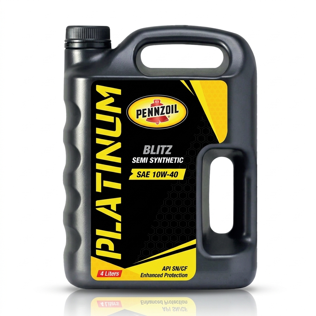 Pennzoil Platinum Blitz Semi Synthetic Engine Oil 10W-40 SN/CF – 4 Liters