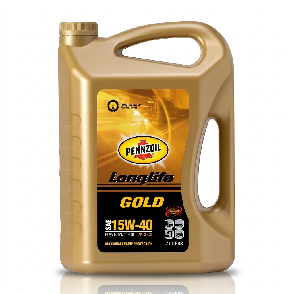 Pennzoil LongLife Gold Heavy Duty SAE 15W-40 CI-4/SL – 7 Liters