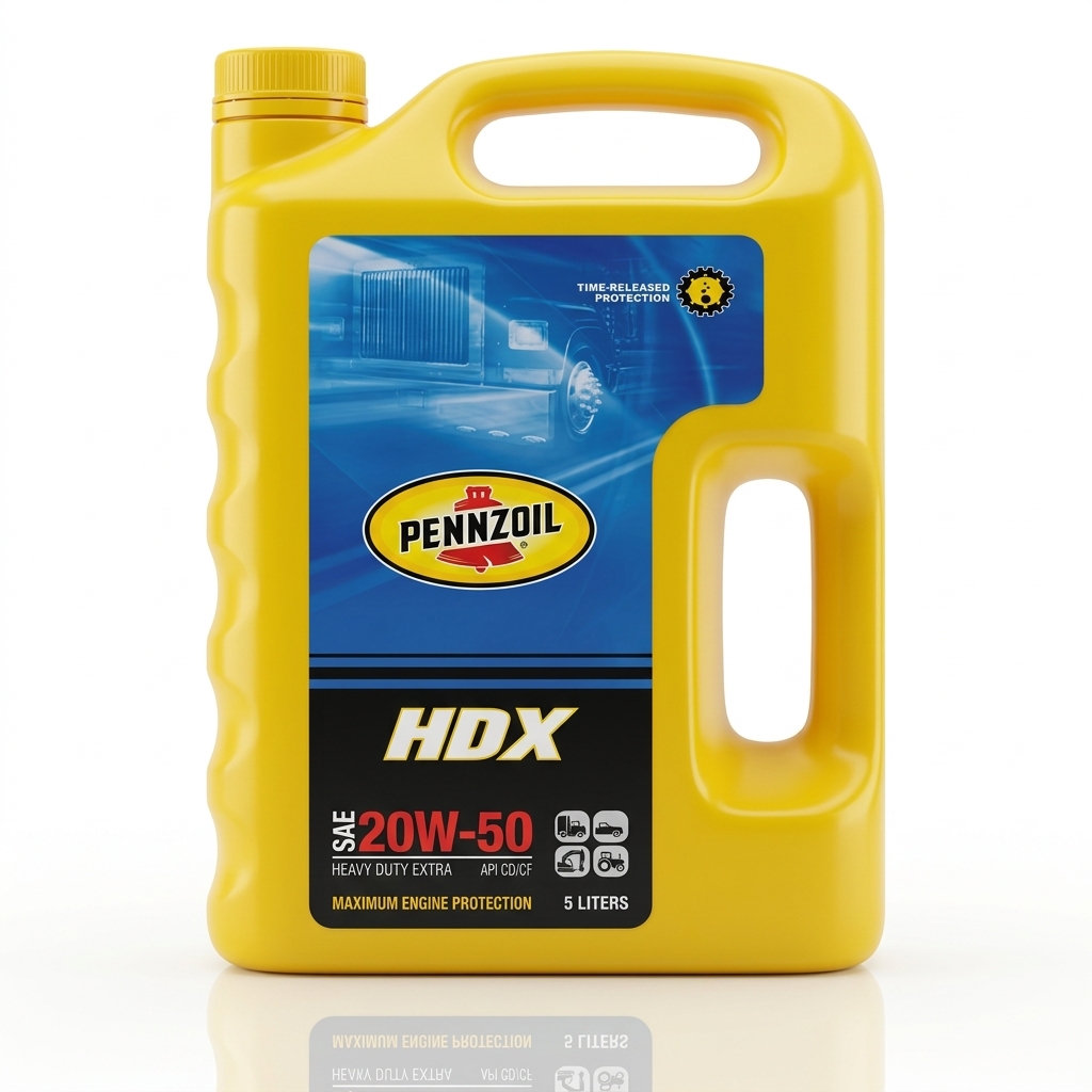 Pennzoil HDX Heavy Duty Extra SAE 20W-50 CD/CF – 5 Liters