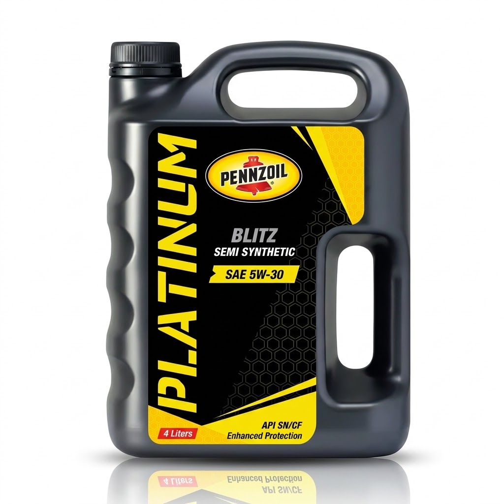 Pennzoil Platinum Blitz Semi Synthetic Engine Oil 5W-30 SN/CF – 4 Liters