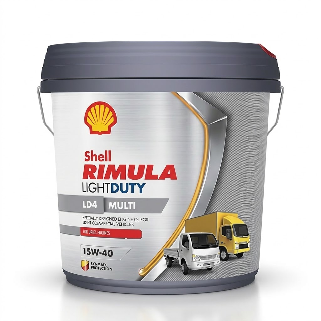 Shell Rimula LightDuty LD4 Multi Engine Oil 15W-40 – Commercial Pail 7.5L
