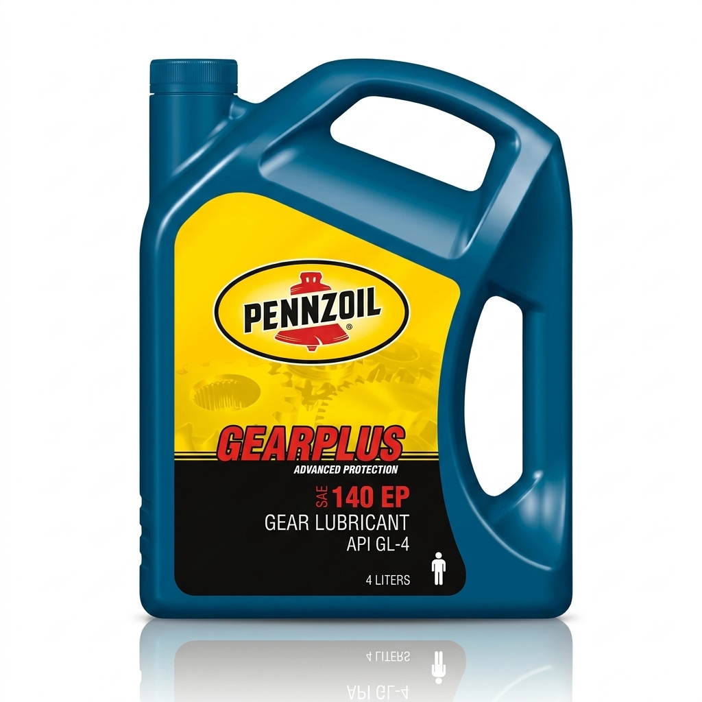 Pennzoil GEARPLUS SAE 140 EP Gear Lubricant API GL-4 – 4 Liters
