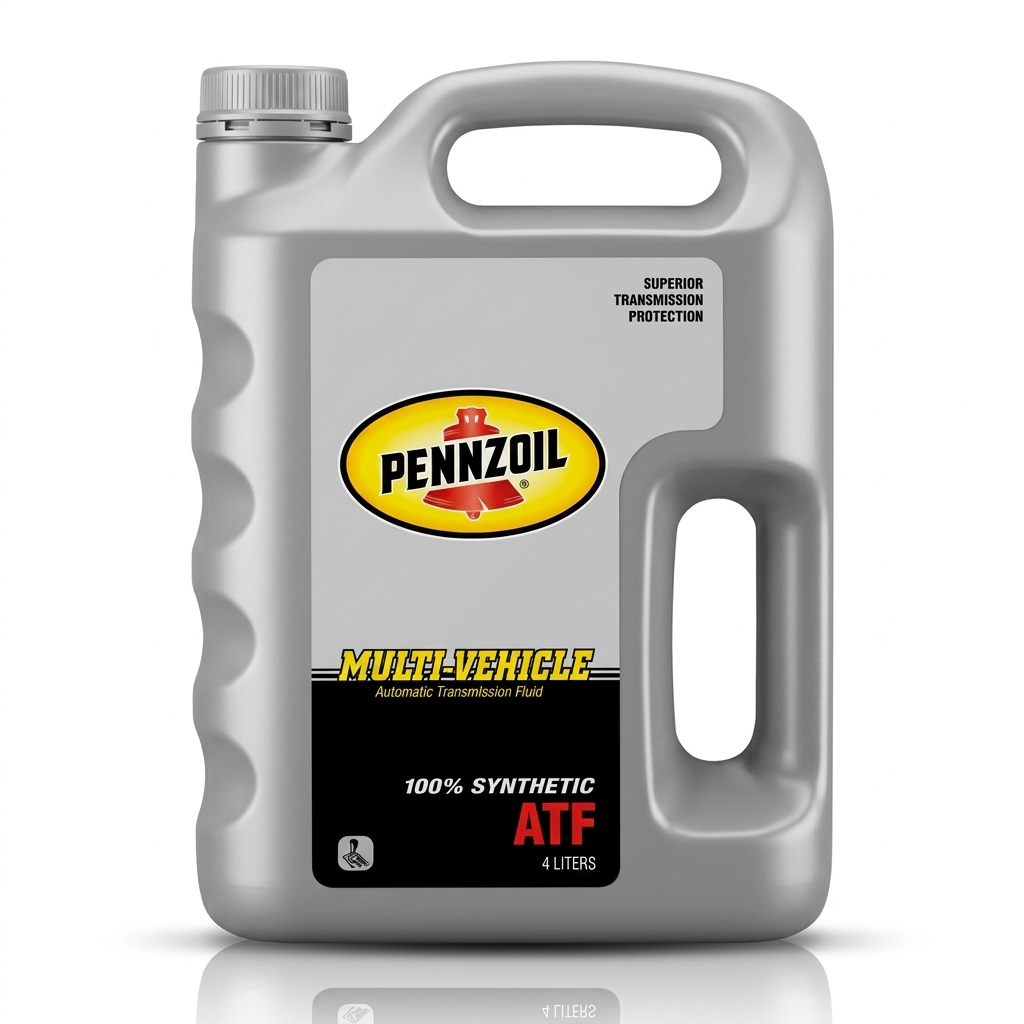 Pennzoil Multi-Vehicle 100% Synthetic ATF Automatic Transmission Fluid – 4 Liters